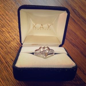 Kay Jewelry sterling silver heart ring